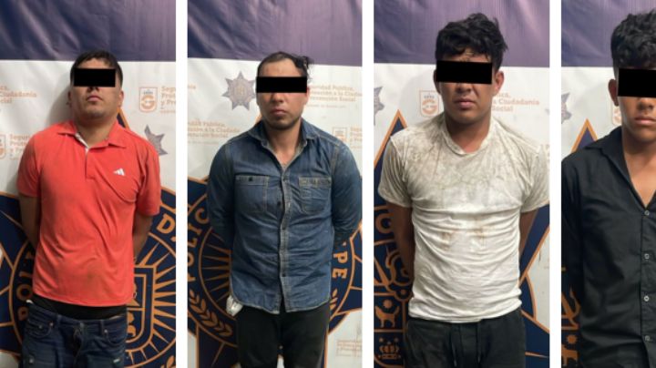 Cae banda dedicada al narcomenudeo y robo de autopartes en Guadalupe