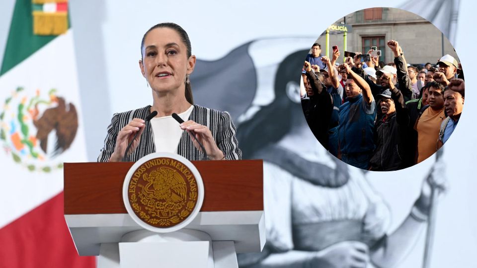 Realiza Sheinbaum 'mañanera' virtual por bloqueos en Palacio Nacional