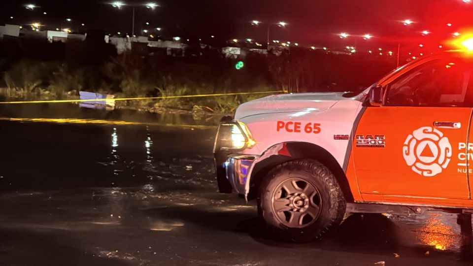 Elementos de Protección Civil en el lugar de los hechos