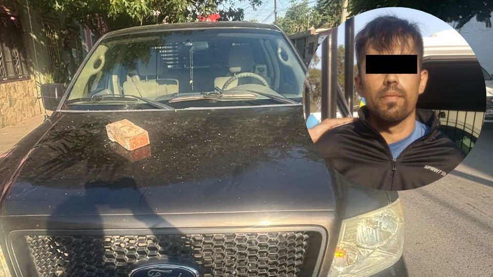 Joven detenido en Monterrey por golpear vehículo en Monterrey