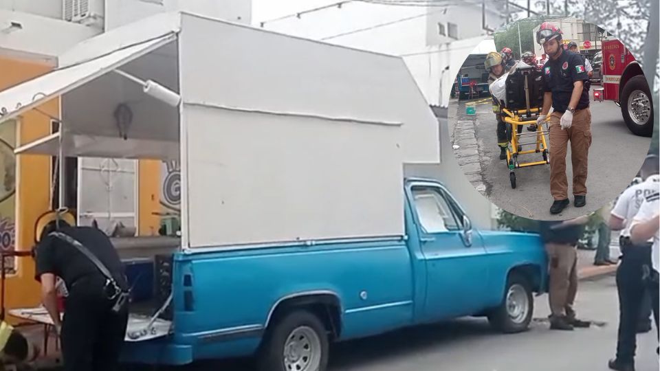 Explota tanque de gas en taquería en San Pedro