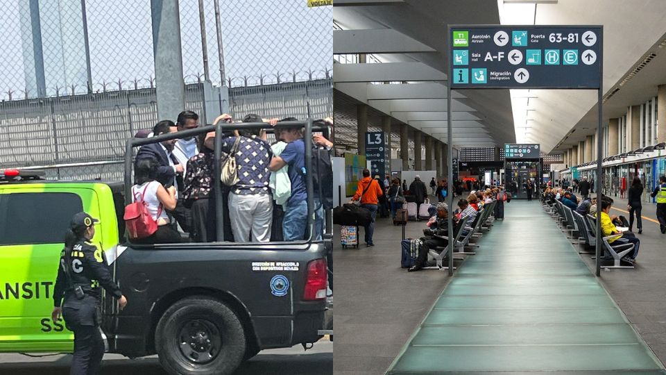Jesús Nava atrapado en el aeropuerto de Ciudad de México por bloqueo de maestros.