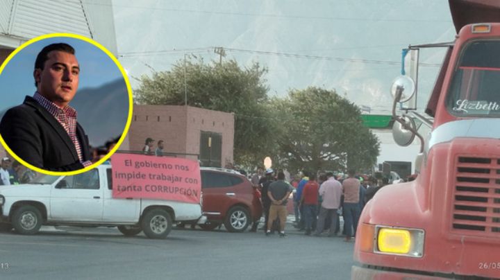 Tras bloqueo, alcalde de García crea acuerdo con transportistas
