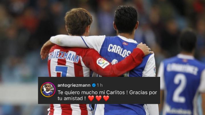 Carlos Vela se despide del fútbol… y Griezmann de su “Carlitos”