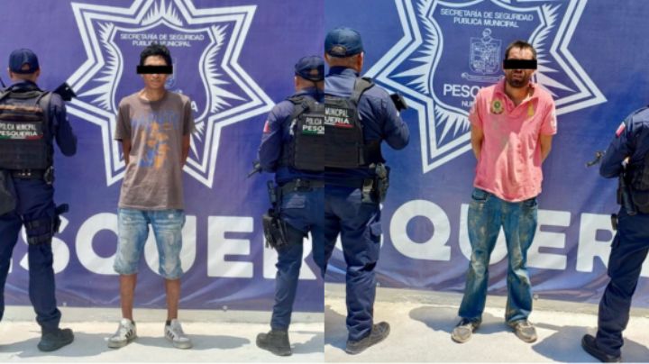 Arrestan a 2 por robo de vehículo y asalto con violencia en Pesquería