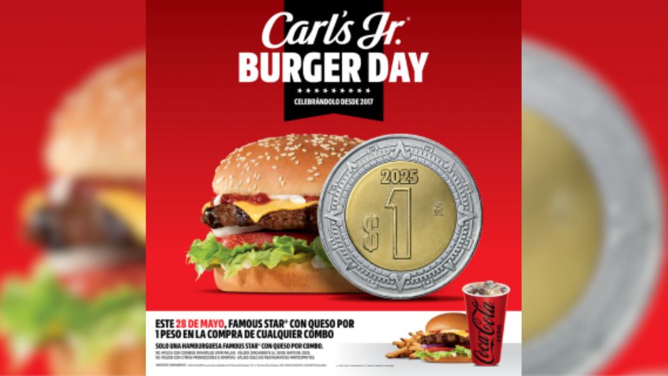 Carl's Jr. Burger Day.