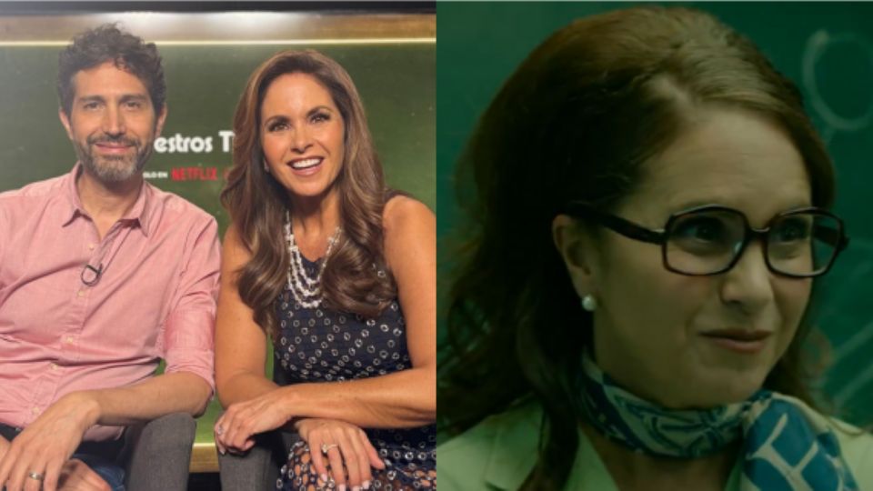 Benny Ibarra junto a Lucero en promoción de su nueva película.