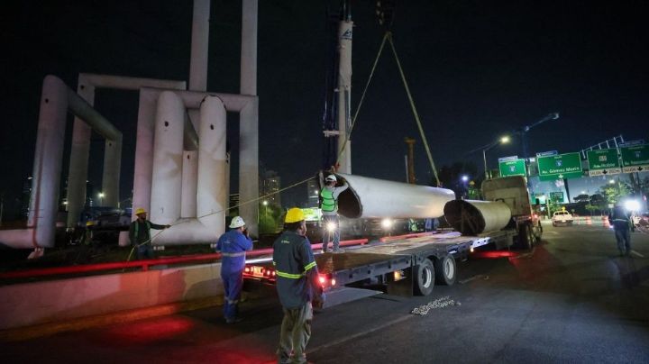 San Pedro inicia el traslado de 'los tubos' para modernización vial