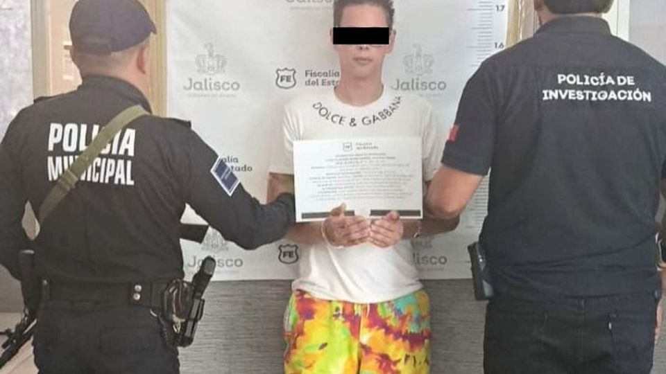 Alex Marín el día de su detención.