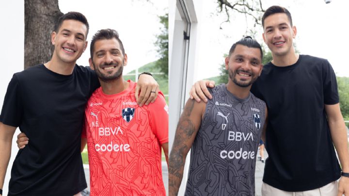 Rayados: César Montes estuvo de visita en El Barrial