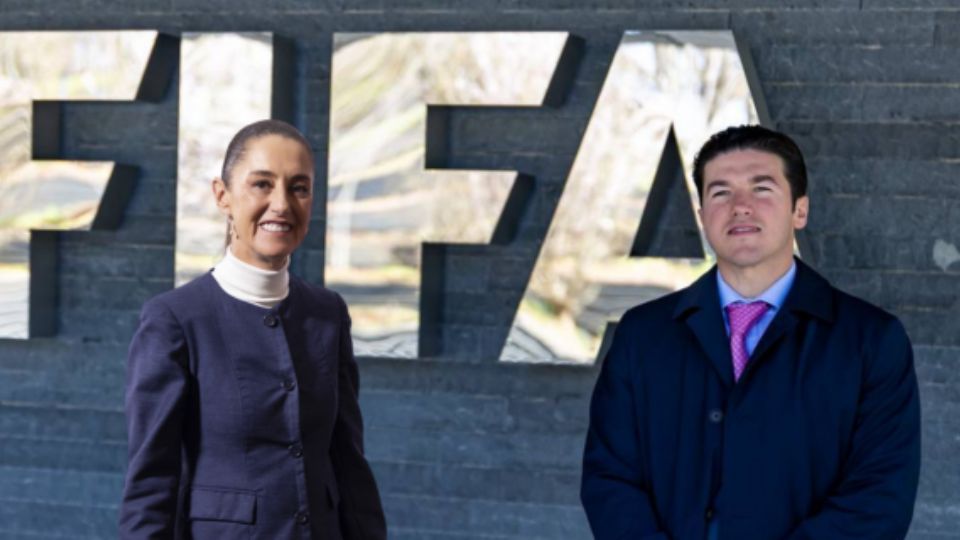 Claudia Sheinbaum, presidenta de México, y Samuel García, gobernador de Nuevo León.
