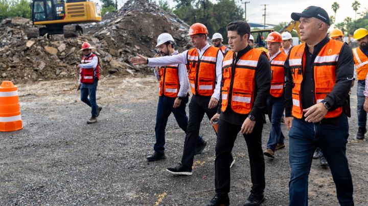 Samuel García pide a trabajadores terminar las obras rumbo al Mundial 2026