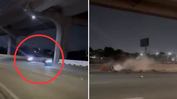 Video: Motociclista excede velocidad y se estrella contra muro en Guadalupe