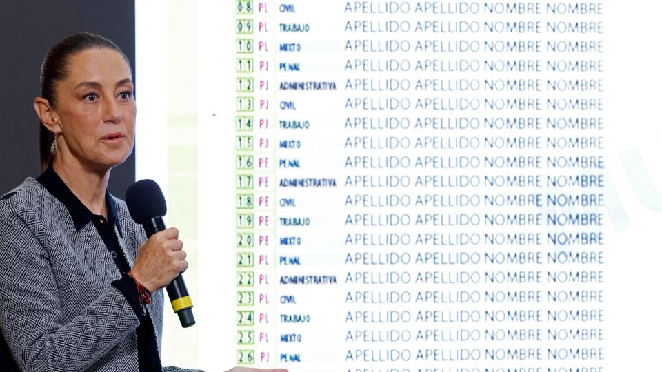 Claudia Sheinbaum, habla durante una rueda de prensa este miércoles, en Palacio Nacional | EFE/Sáshenka Gutiérrez