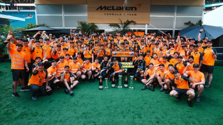 F1: Piastri, sigue como líder tras ganar en Miami; McLaren hace el 1-2
