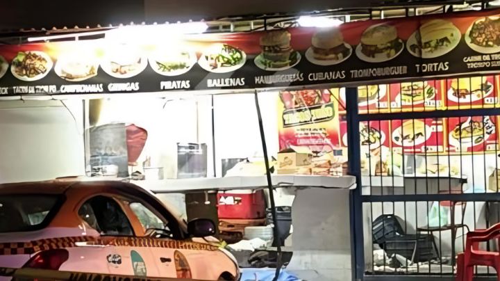 Muere mujer tras ser impactada por auto mientras compraba tacos en Escobedo