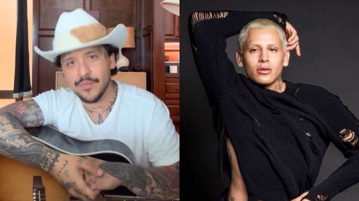 Christian Nodal desmiente beso con Kunno y lo defiende de acto homofóbico