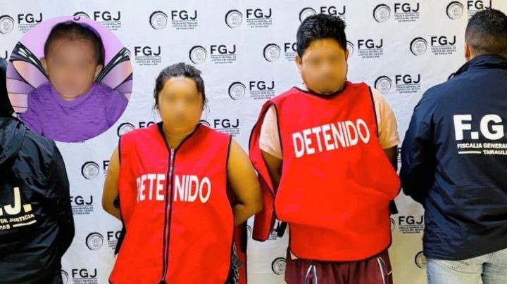 Detienen a pareja por presunto asesinato de su hija en Altamira