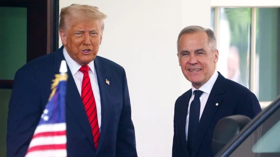 Donald Trump y Mark Carney.