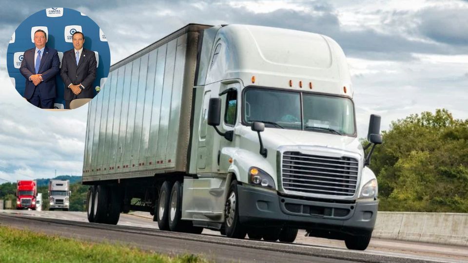Robos al transporte de carga en México disminuyeron un 57% en 2024: Caintra NL.