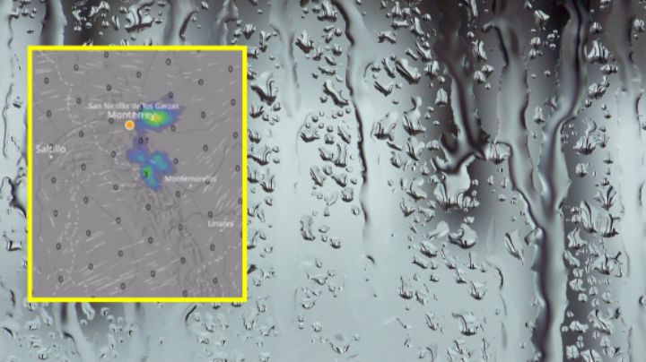 Lluvia y actividad eléctrica comienzan a registrarse en el Área Metropolitana de Monterrey
