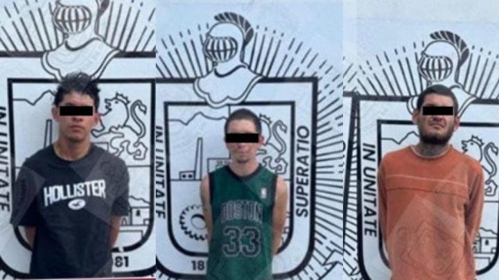 Detienen a 5 jóvenes por posesión de drogas y robo de autos en García