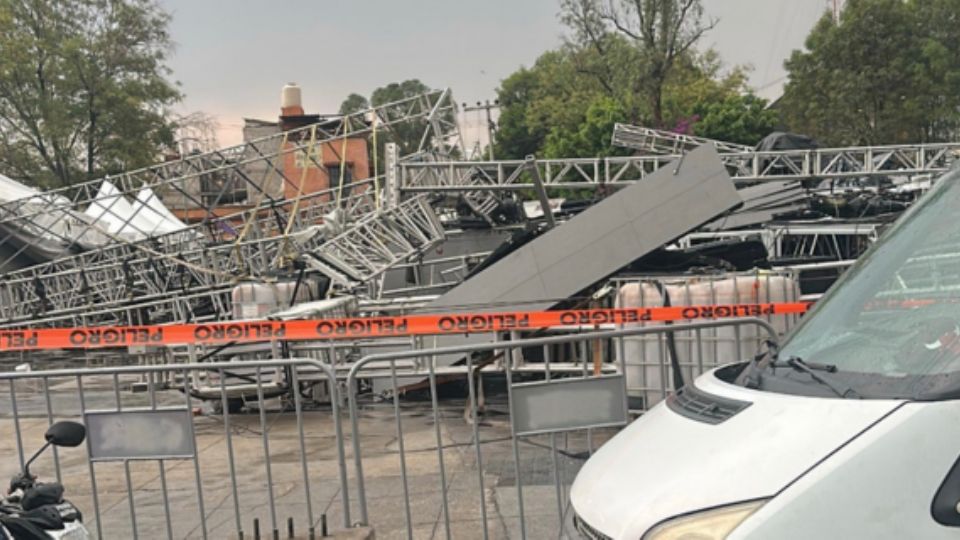 Colapso de escenario.