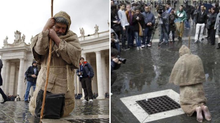 No habla y no pide atención: ¿Quién es el monje viral que regresó al Vaticano?