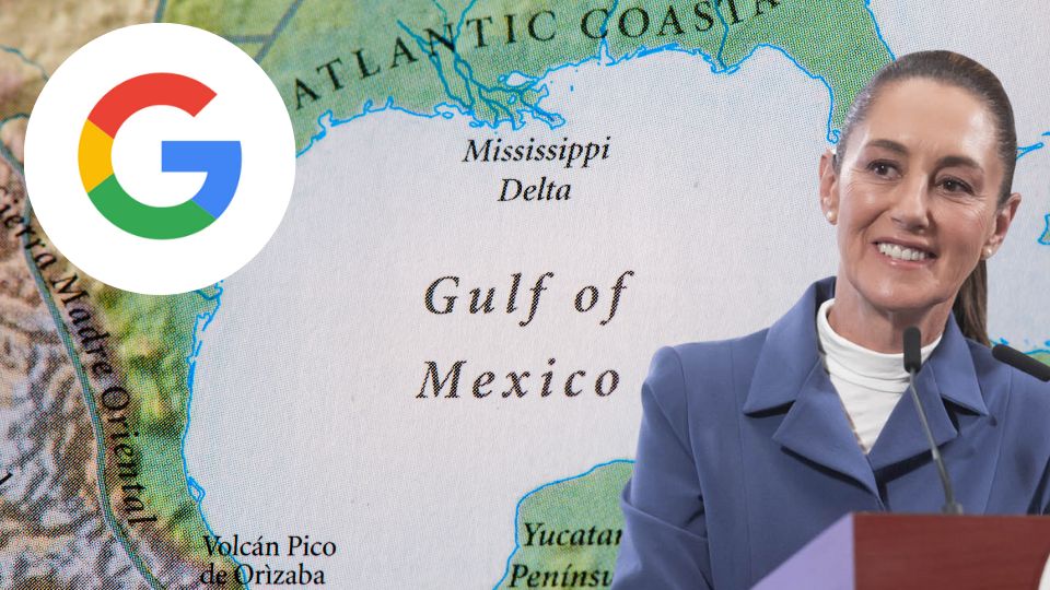 Claudia Sheinbaum confirma demanda a Google por cambiar nombre al Golfo de México