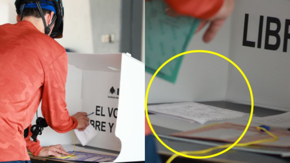 Uso de acordeones en elecciones judiciales 2025 en Nuevo León.