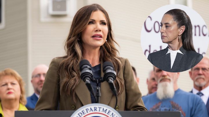 Kristi Noem acusa a Sheinbaum de incitar protestas de migrantes en Los Ángeles