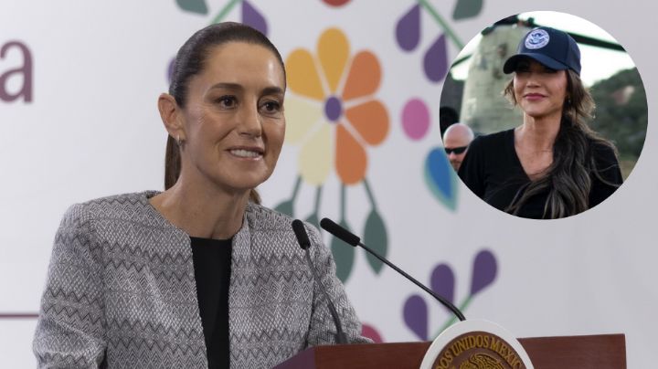 Sheinbaum responde a Noem y rechaza alentar protestas de migrantes en EU