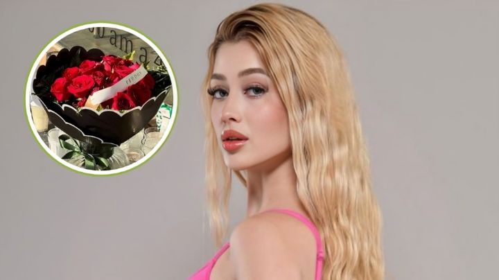 Identifican florería que envió el ramo de rosas a Valeria Márquez