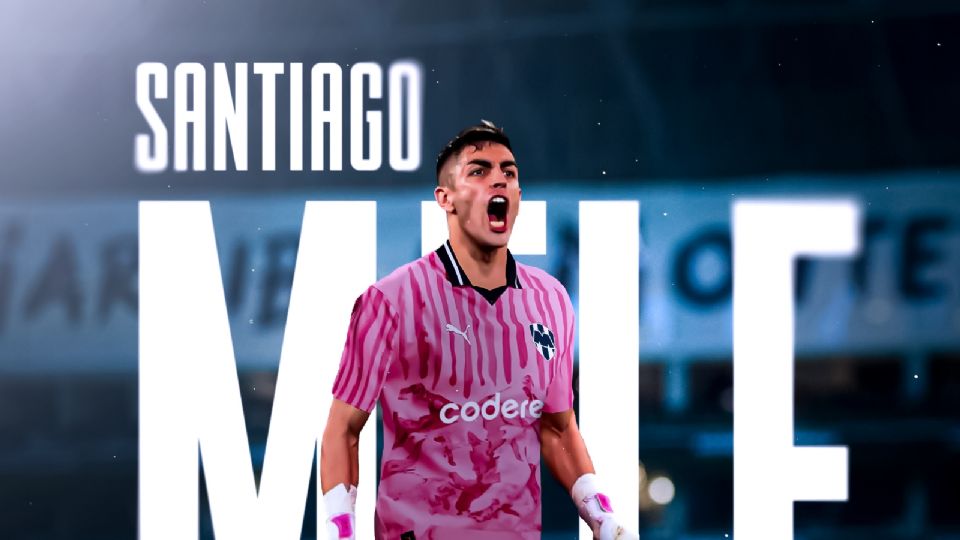 Rayados anunció la contratación del portero Santiago Mele, con un contrato de 4 años