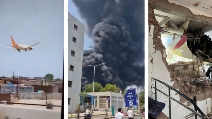 'No hay rastro de supervivientes' del avión siniestrado con 242 pasajeros en la India