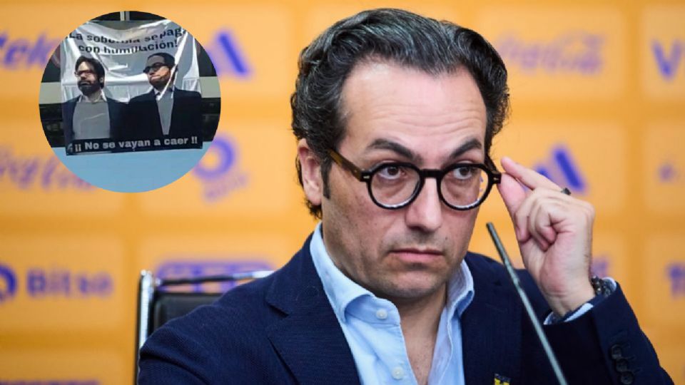 Aparece frente al estadio de Tigres con mensaje directo a Culebro y Doehner.