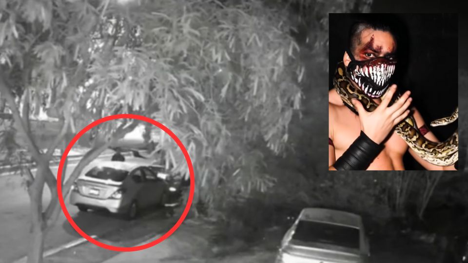 Luchador Engendro sufre robo en Monterrey; se llevaron su serpiente | Engendro Mx