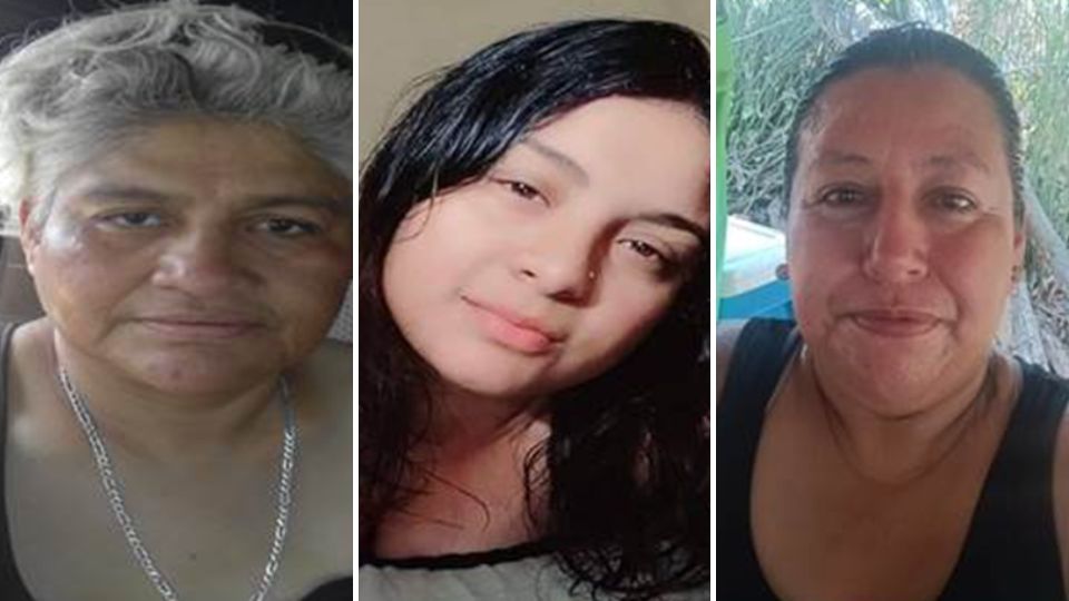Mujeres reportadas como desaparecidas en la Carretera Cadereyta-Reynosa