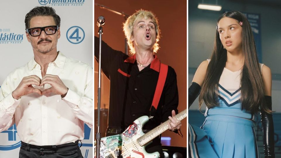 Pedro Pascal, Billie Joe Armstrong y Olivia Rodrigo