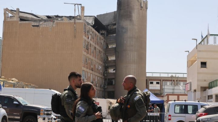 Impactan bombardeos iraníes en hospital de Israel