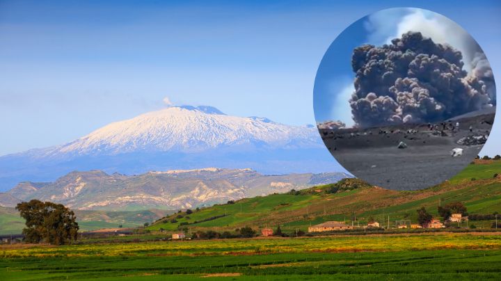 Volcán Etna entra en erupción; turistas entran en pánico