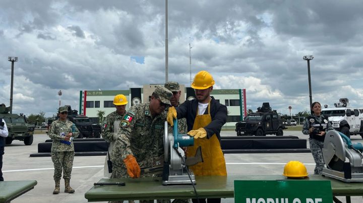 Militares destruyen 239 armas decomisadas en Nuevo León