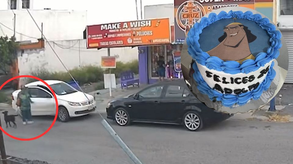 Mujer destruye pastel de desconocida en Cadereyta