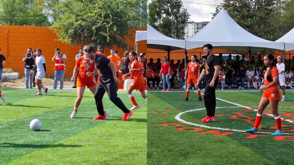 Samuel García Inaugura Mundialito Escolar en Nuevo León.