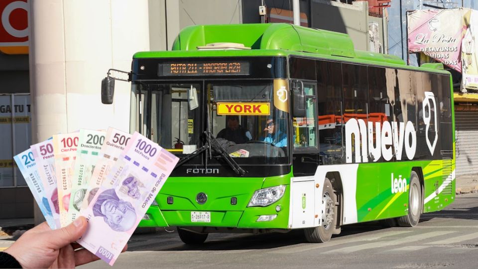 Camión urbano en Monterrey