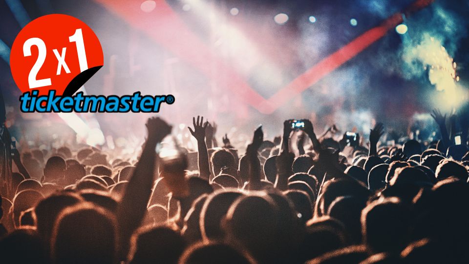 Ticketmaster pone boletos al 2x1 para conciertos y obras de teatro