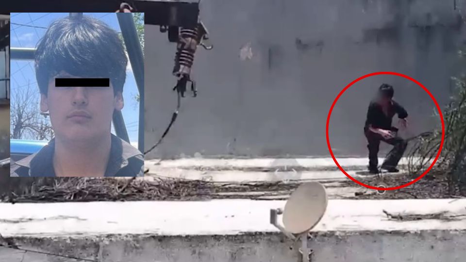 Joven detenido en azotea de casas de renta en Monterrey