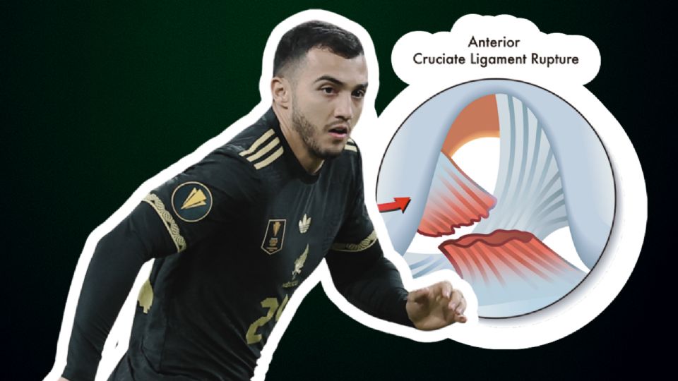 El jugador mexicano enfrentará una larga rehabilitación tras romperse el ligamento cruzado