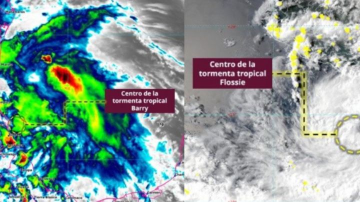 Tormentas Barry y Flossie: ¿A qué estados afectarán?