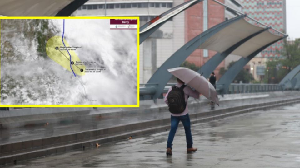 Lluvia en Monterrey.